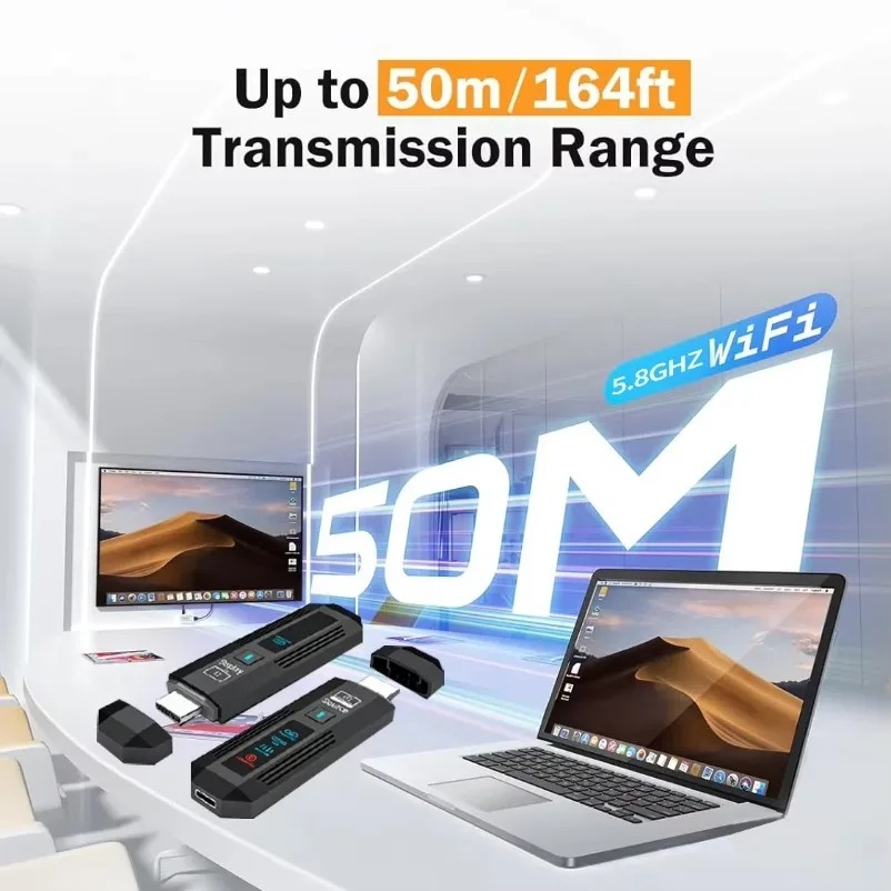 HDMI-Compatible Wireless Exten - Hdmi Adapter 评论和价格