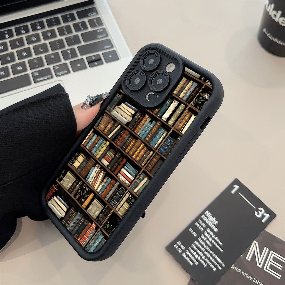 Book Shelf Creative Pattern Ph - Usb Charger 评论和价格