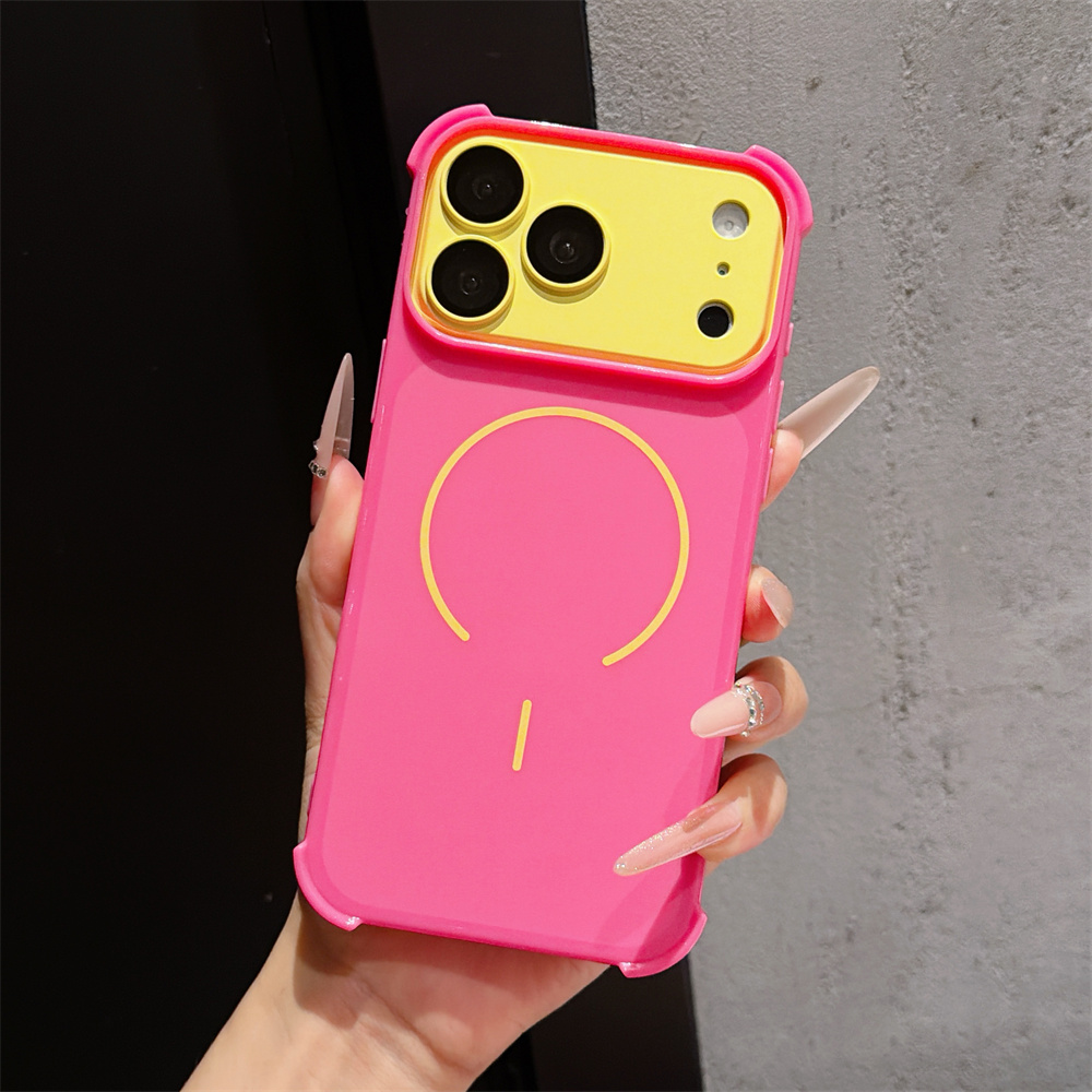 Contrast Color Armor Phone Cas - Wireless Charger 评论和价格