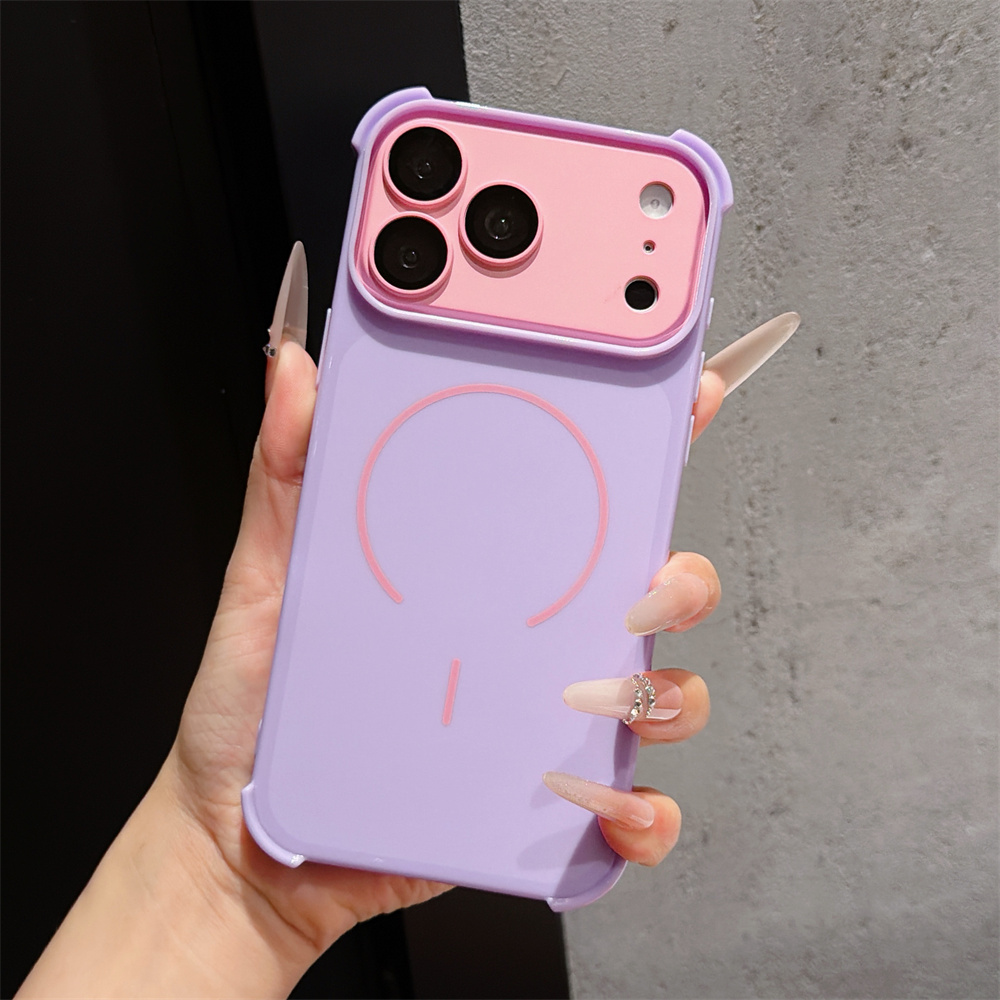 Contrast Color Armor Phone Cas - Wireless Charger 评论和价格