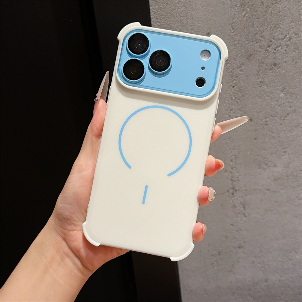 Contrast Color Armor Phone Cas - Wireless Charger 评论和价格