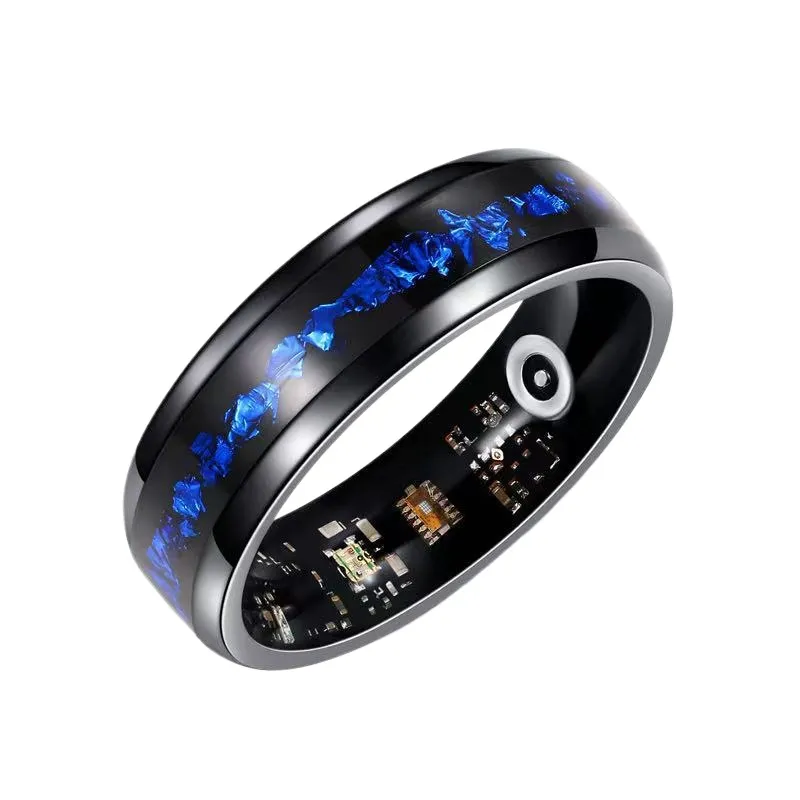 Smart Ring Blue Gold Foil Desi - Smart Watch 评论和价格