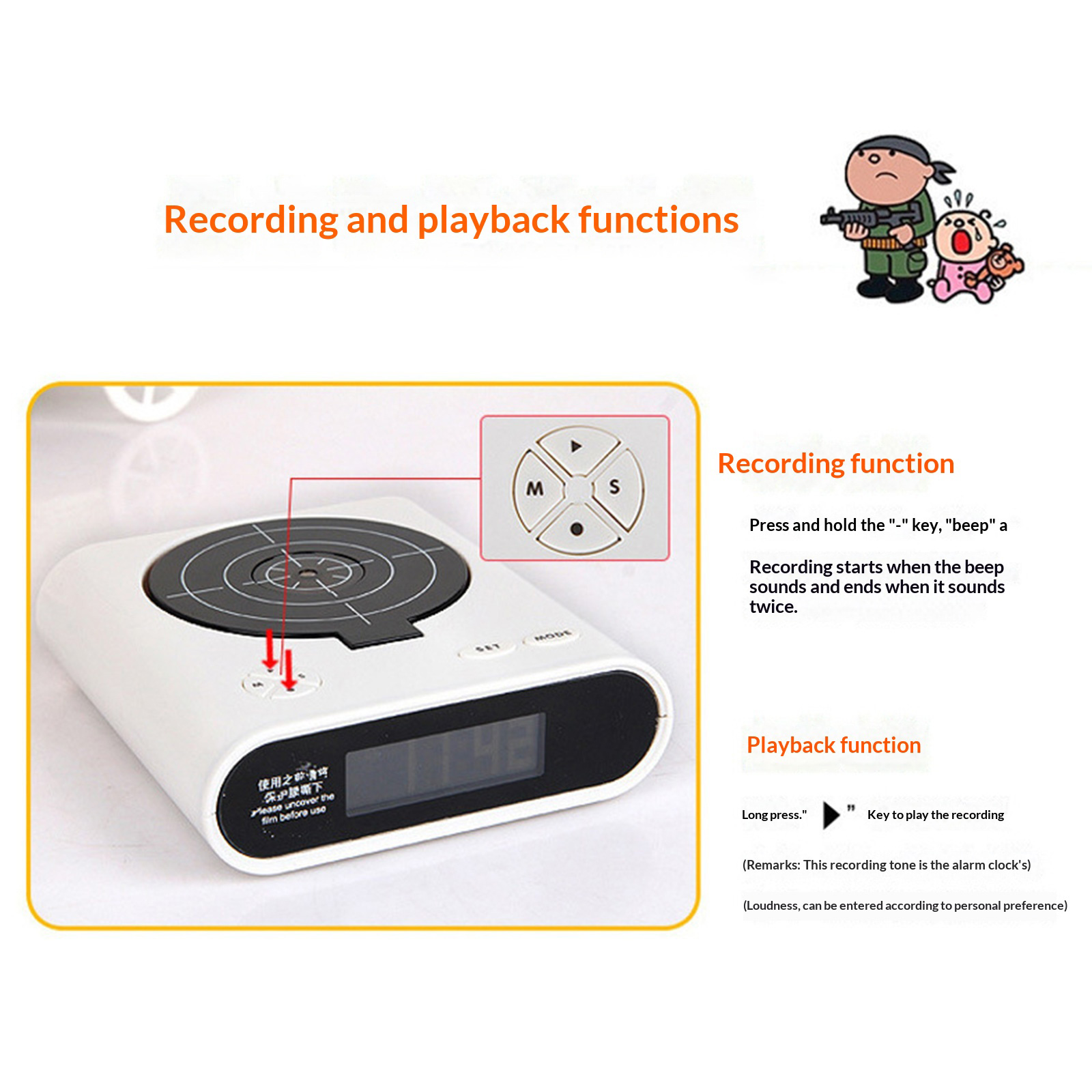 Electronics Desk Clock Creativ - Electronics Gadgets For Gift 评论和价格