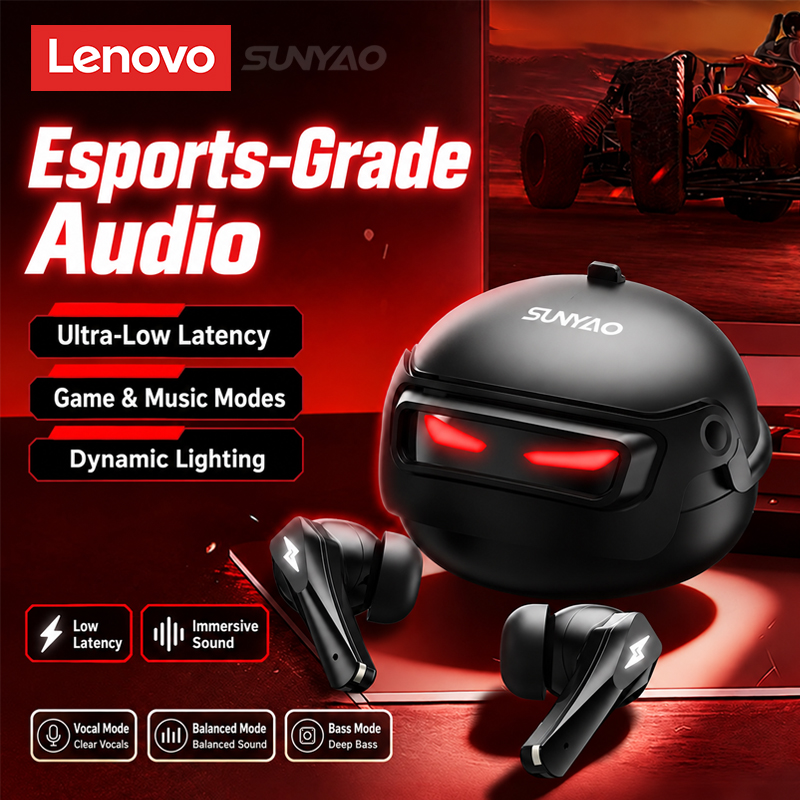 Choice Lenovo GT101 Gaming Hea - Headphones Wireless 评论和价格