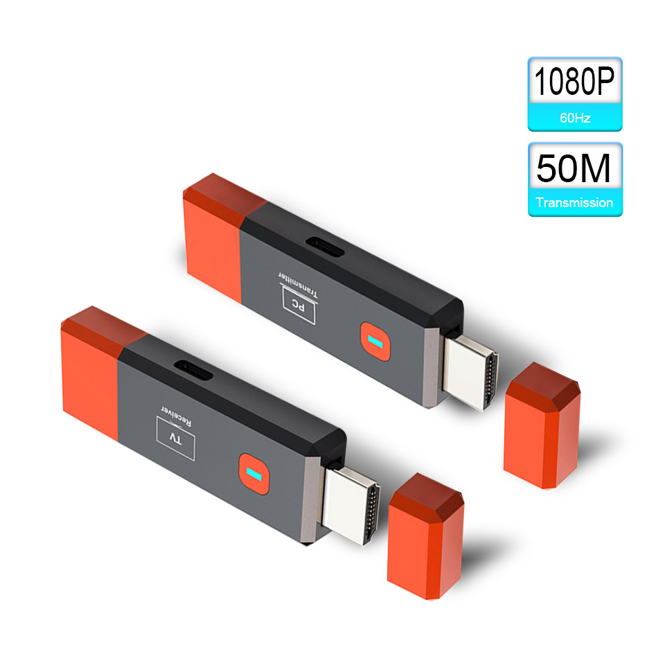 50M HDMI Wireless Extender HDM - Hdmi Adapter 评论和价格