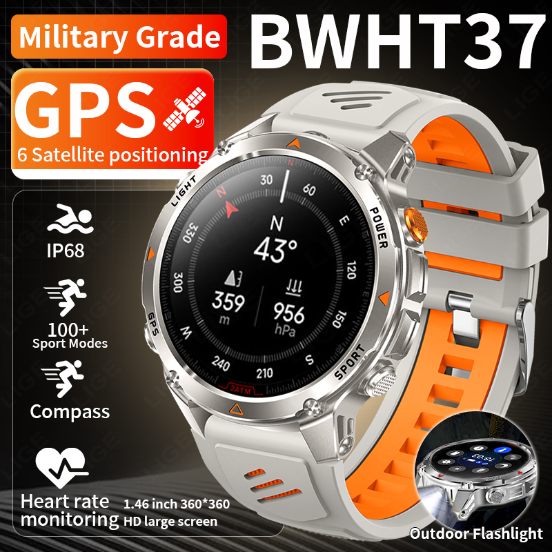LIGE Rugged GPS Track Smart Wa - Smart Watch 评论和价格