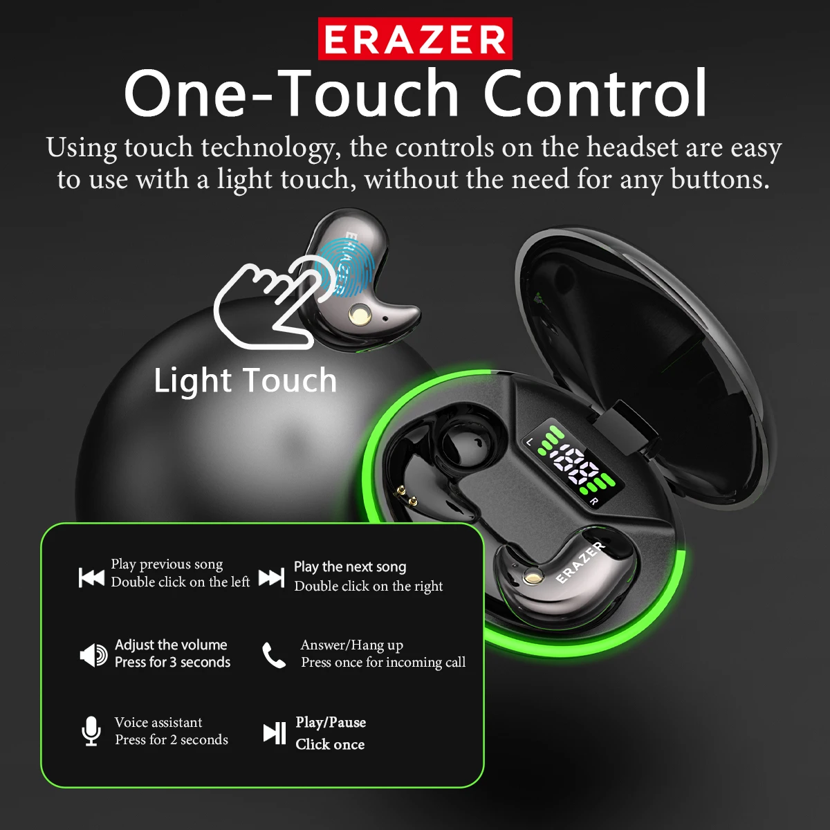EARZER XF58 In-Ear Bluetooth H - Wireless Charger 评论和价格