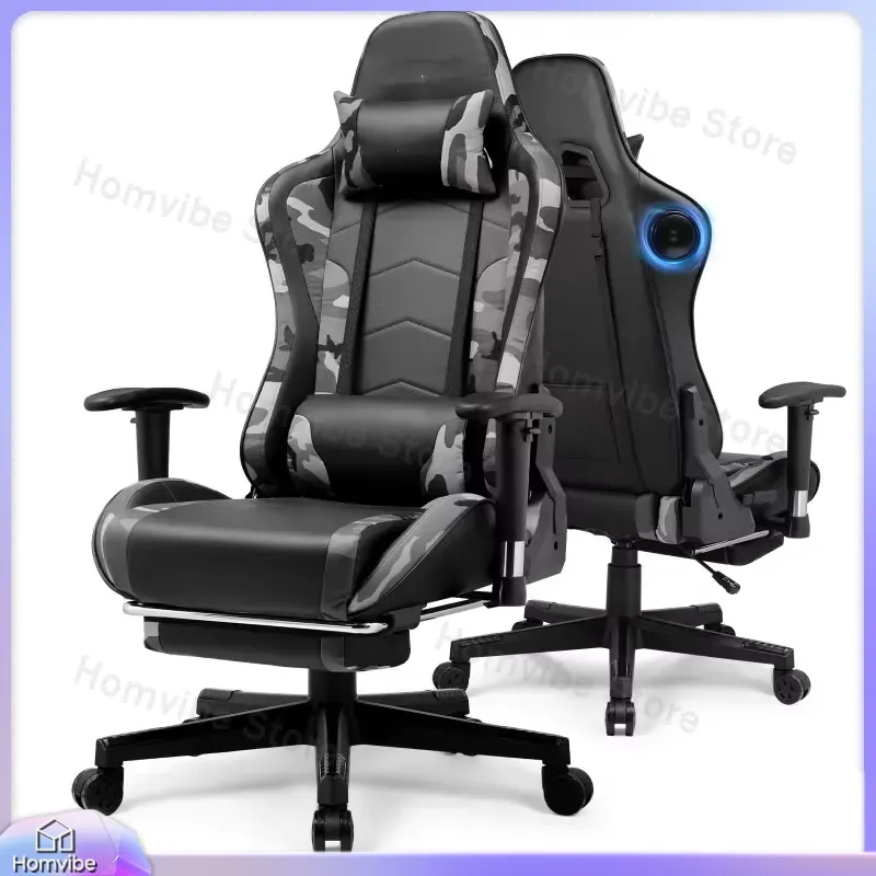 Ergonomic Gaming Chair with Bl - Bluetooth Speaker 评论和价格