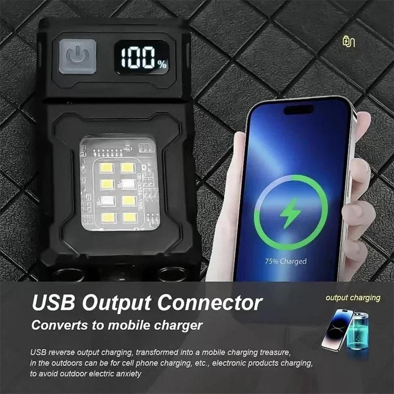 Magnetic Torch Light Work Ligh - Power Bank 评论和价格