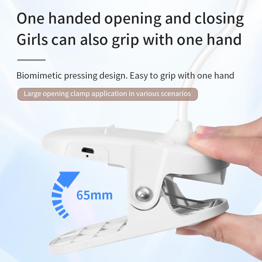 LED Clip Desk Lamp 360° Flexib - Phone Holder 评论和价格