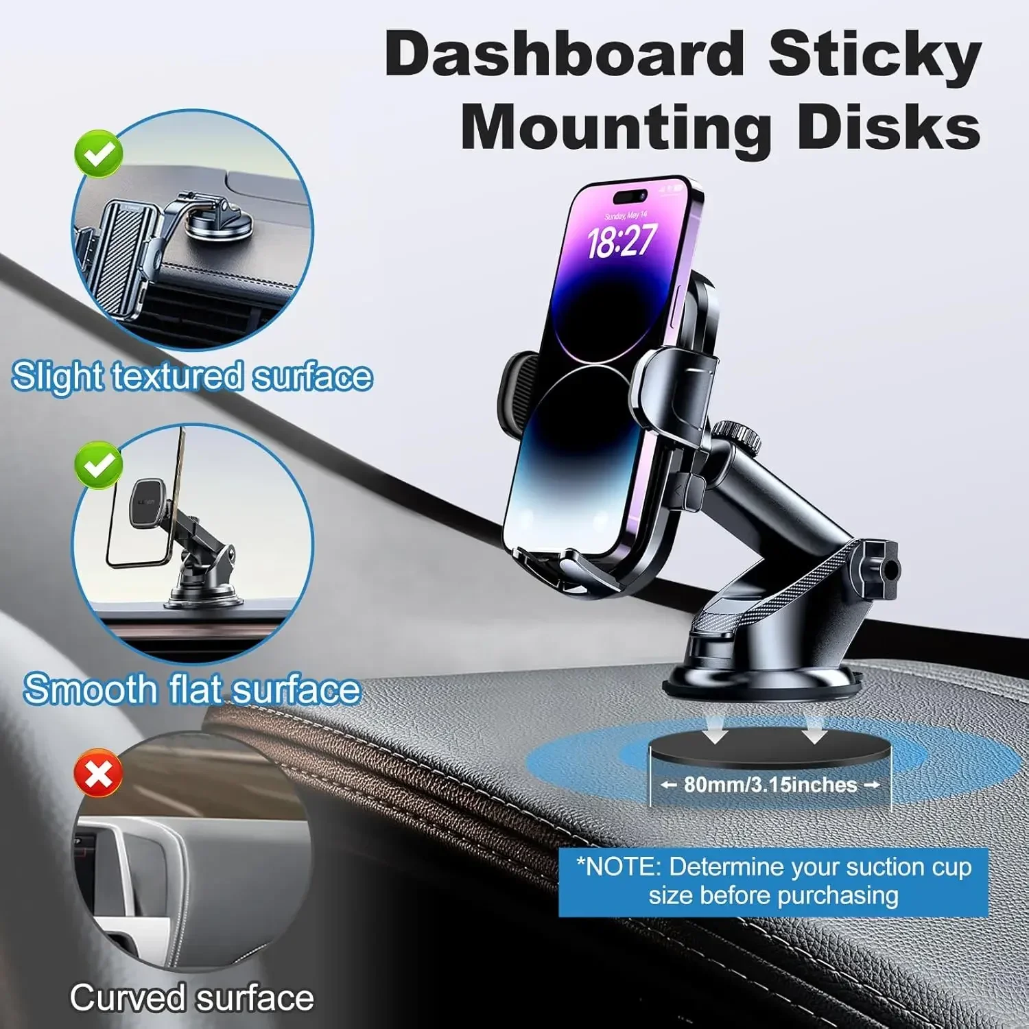 Universal Dashboard Adhesive S - Phone Holder 评论和价格