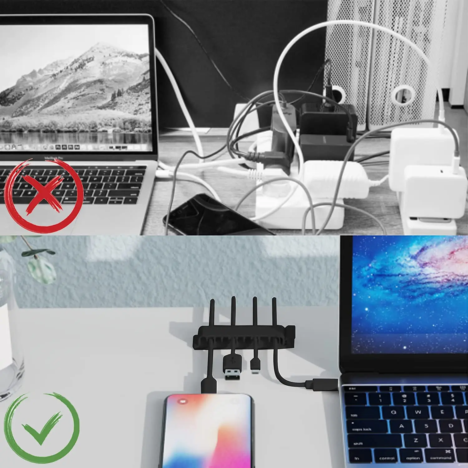 Cable Organizer Cord Managemen - Cable Organizer 评论和价格