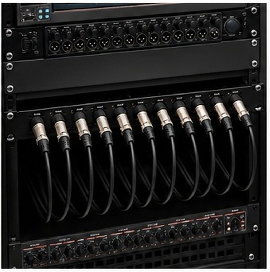 12 Port Hinged Rack Mount Audi - Cable Organizer 评论和价格