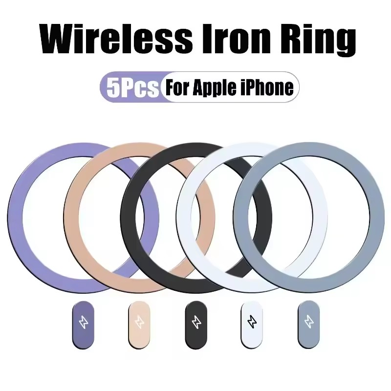 5/1Pcs Metal Plate Sticker Rin - Wireless Charger 评论和价格